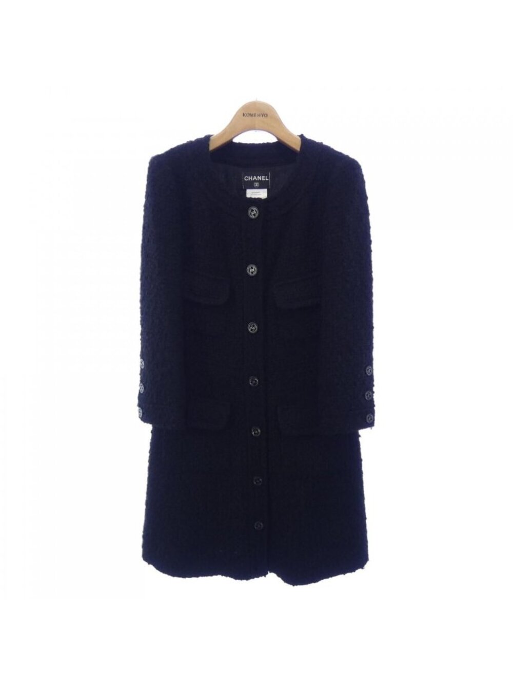 Chanel Coat Black